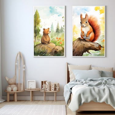 Bear Canvas Wall Art
